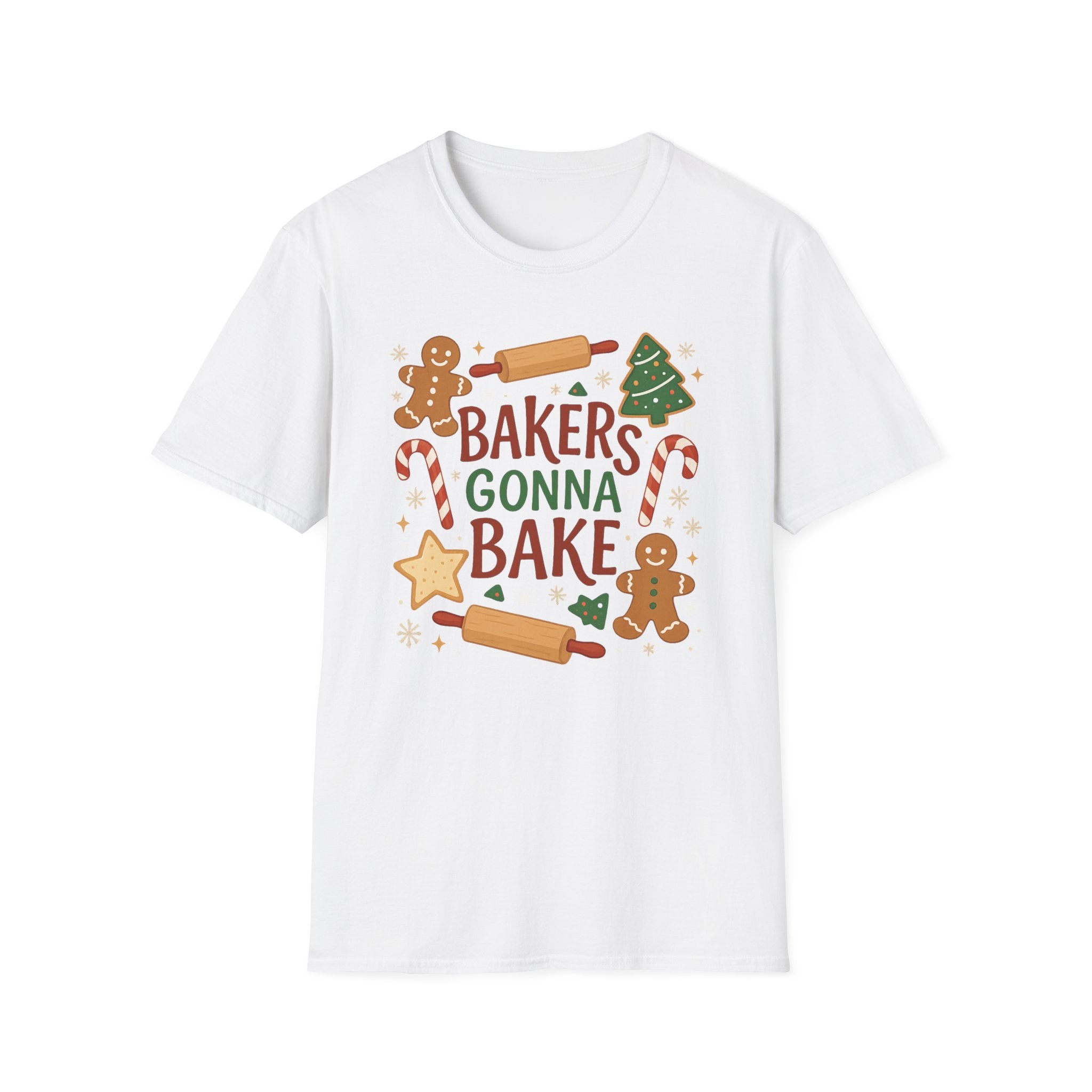 Bakers Gonna Bake Christmas T-Shirt - Funny Baking Tee for Women & Men - Secret Santa Gift, Holiday Cookie Lover Xmas Shirt, Chef, Cook