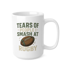 Funny Rugby Mug - Tears of People I Smash at Rugby Gift for Rugby Players & Fans | Rugby Coffee Mug, Secret Santa Gift, Christmas Gift