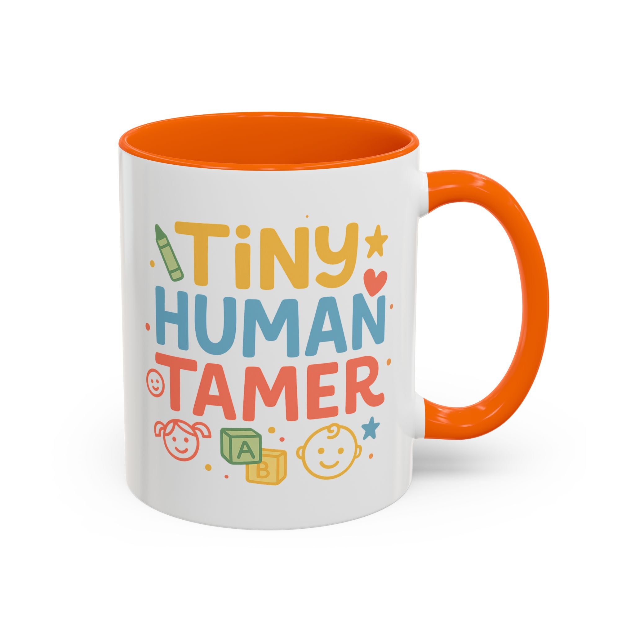 Funny Daycare Mug - "Tiny Human Tamer" Coffee Cup | Christmas Gift for Teacher, Childcare Worker, Nursery Staff | Secret Santa Mug Colleague