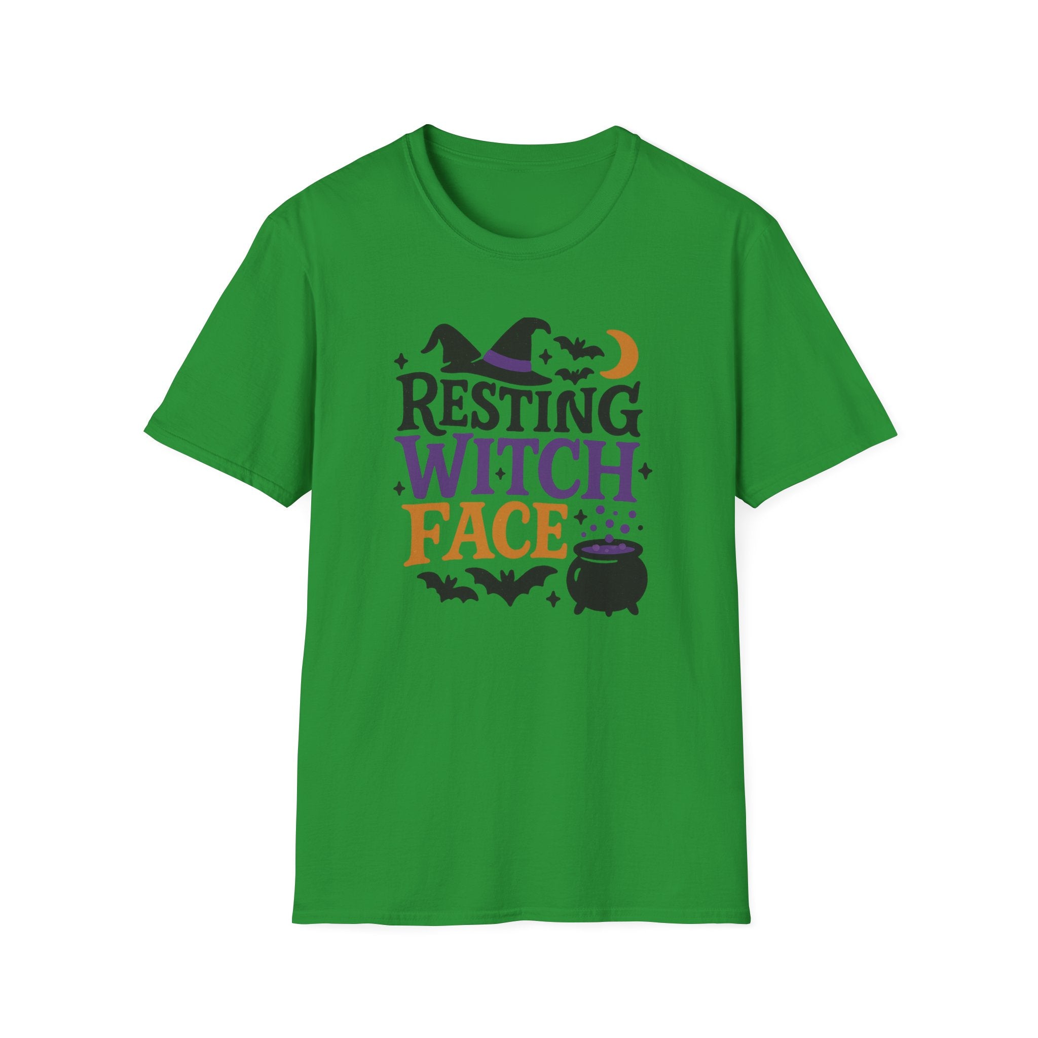 Funny Halloween T-Shirt - "Resting Witch Face" Tee - Spooky Witch Shirt for Women & Men, Halloween Party Gift, Cute Gothic Top, Meme Joke