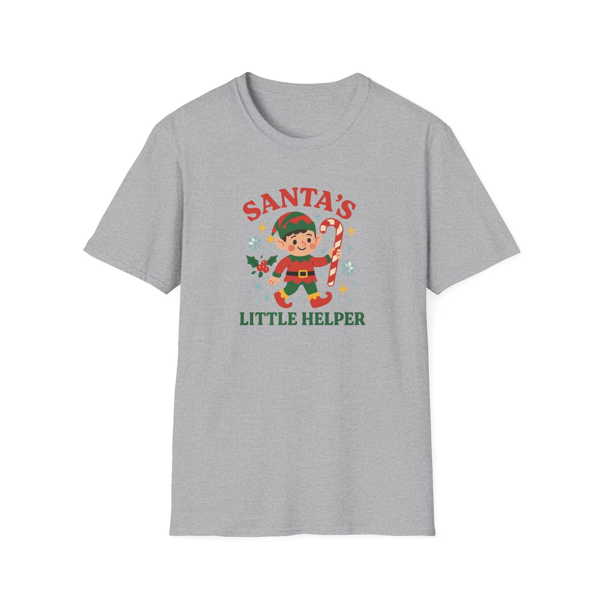 Funny Christmas Elf T-Shirt - "Santa's Little Helper" Cute Festive Tee - Secret Santa Gift, Xmas Top for Men, Women & Kids Him and Her