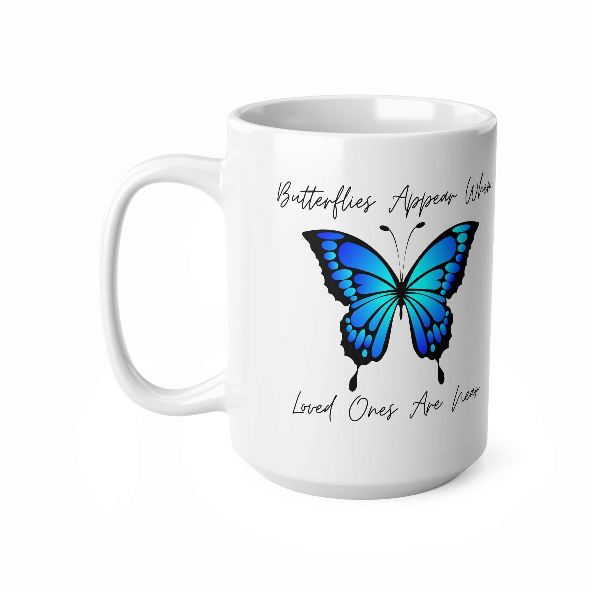 Butterfly Memorial Mug – “Loved Ones Are Near” Comfort Gift
