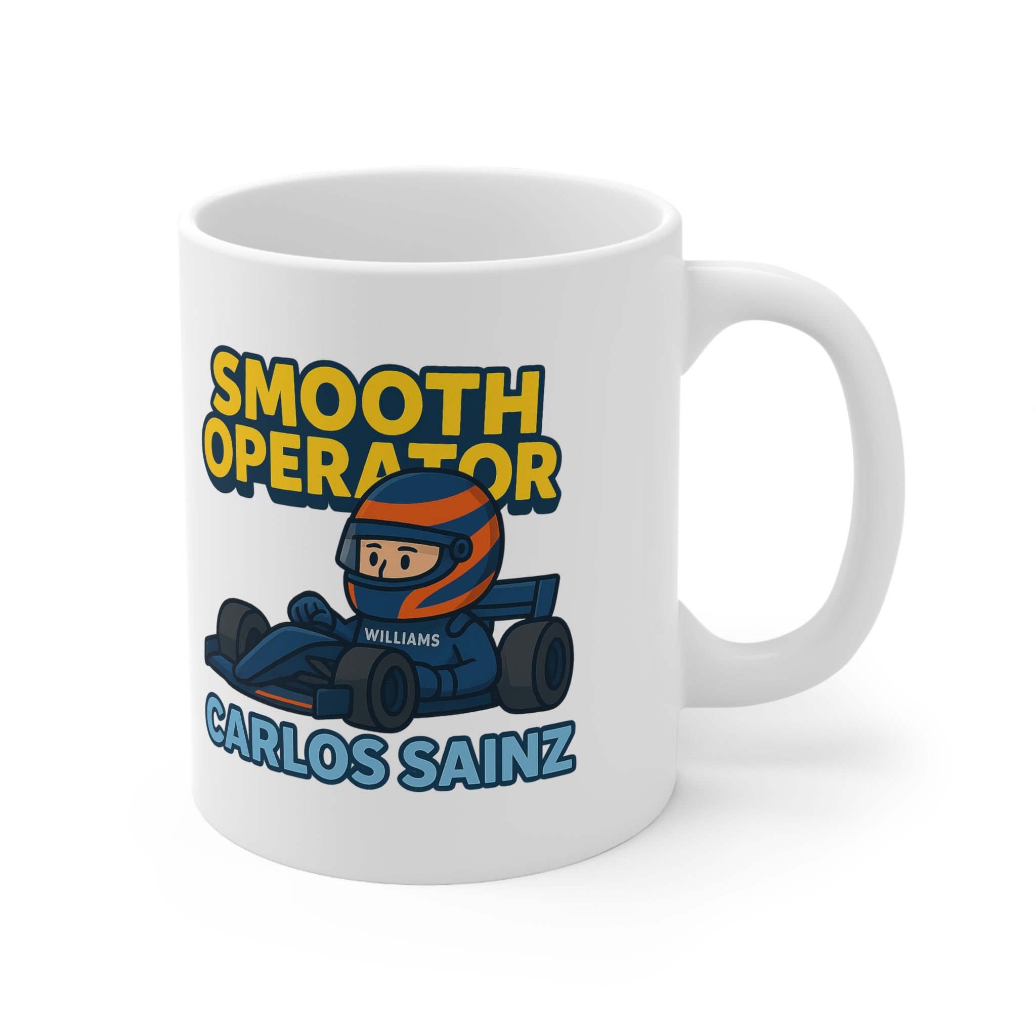 Carlos Sainz Smooth Operator Mug – Funny F1 Williams Racing Gift