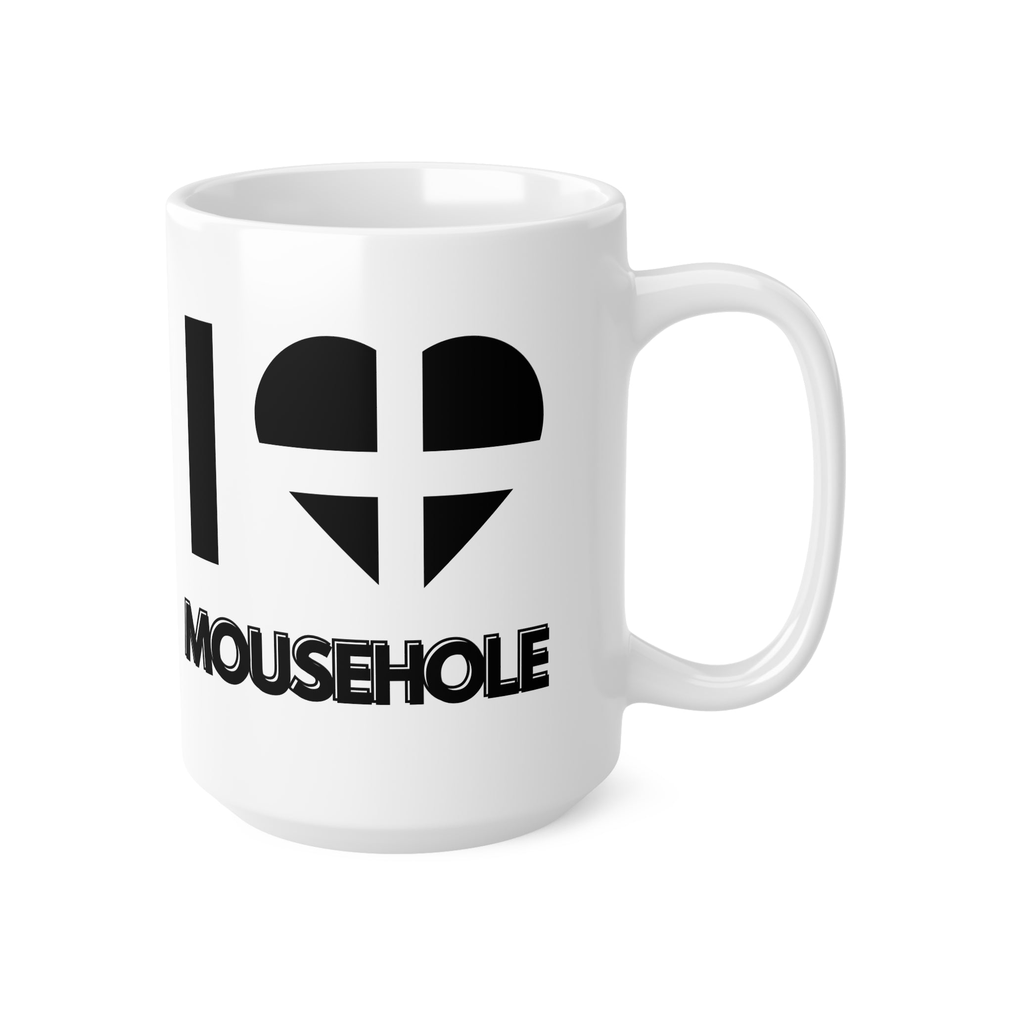 I Love Mousehole Mug – Cornwall Flag Heart Mug, Cornish Gift Souvenir