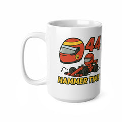 Lewis Hamilton Ferrari Mug – Hammer Time F1 Gift for Racing Fans
