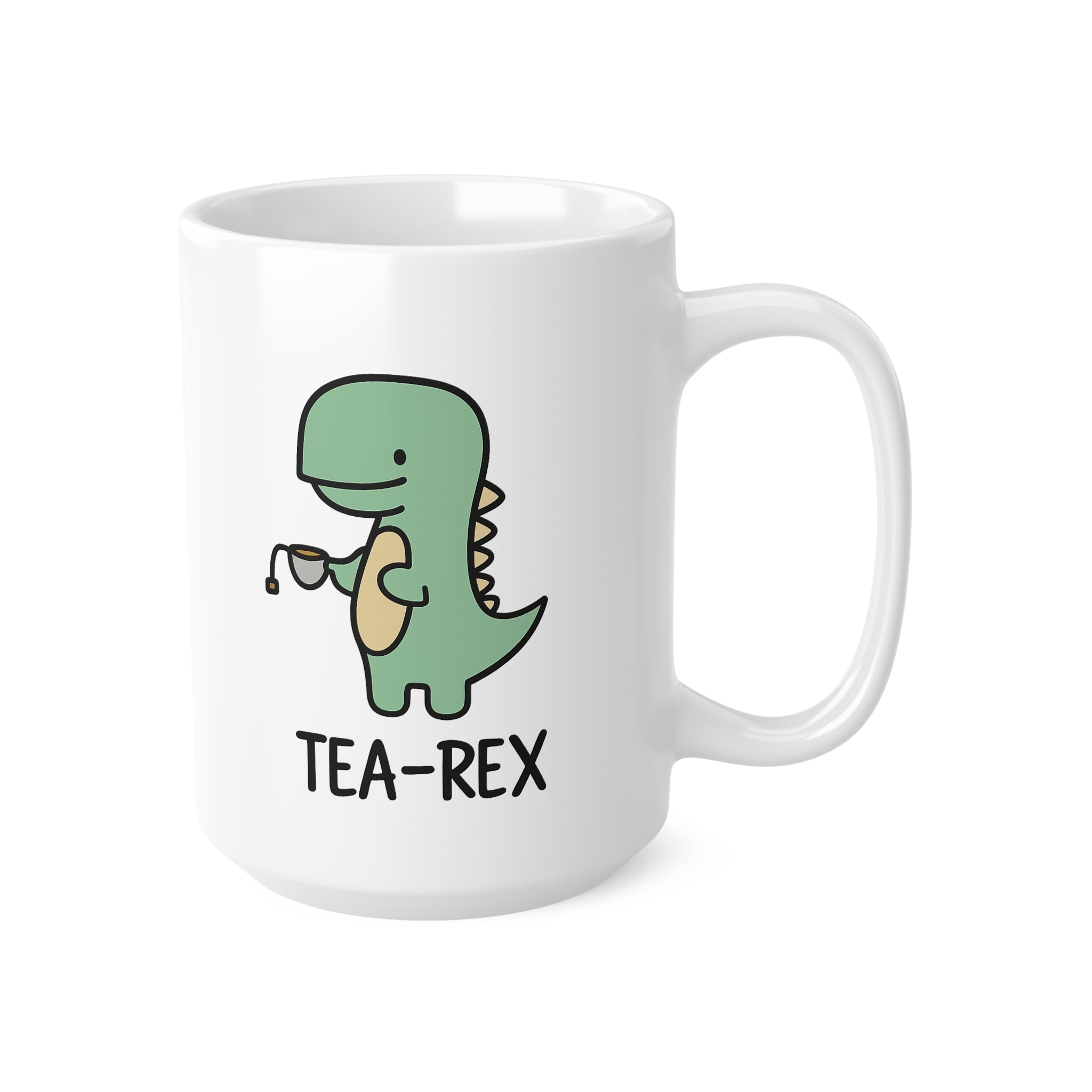 Tea-Rex Dinosaur Mug – Funny Dinosaur Mug for Tea Lovers, T-Rex Gift